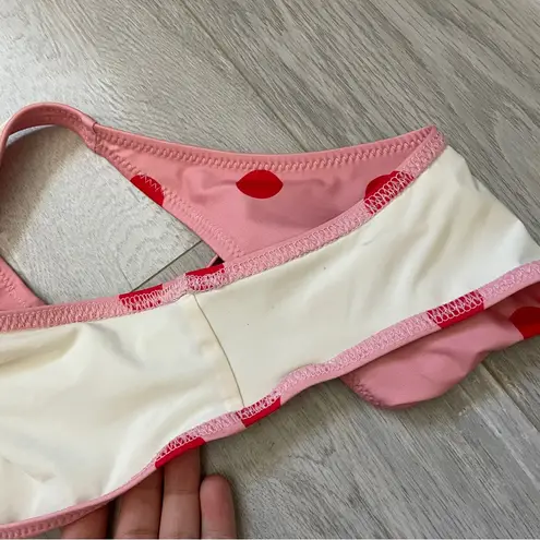 Solid & Striped Bikini polka dot swim womens Pink Red (xsmall) vacation cheeky