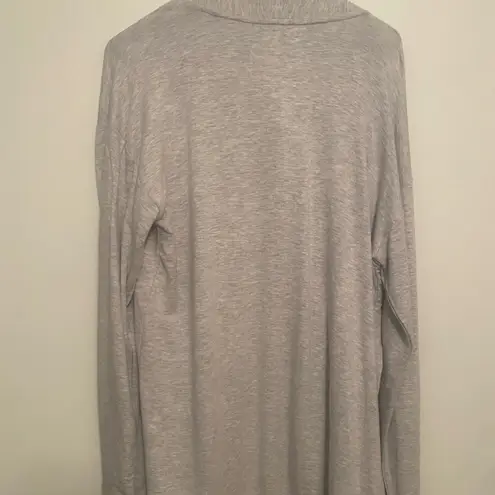 Lou & grey Nwt  soft gray cardigan size large