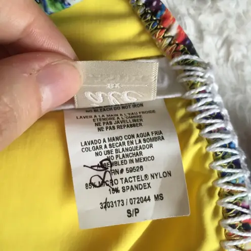 Ale By Alessandra Multicolor Tribal Beach Blanket Halter Bandeau Bikini Top NEW