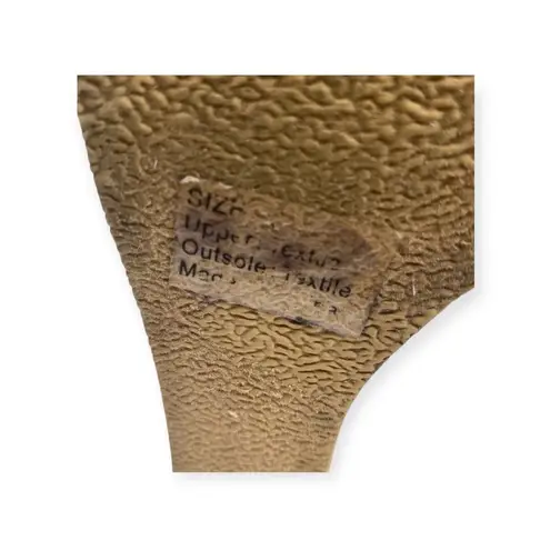 Olivia Miller š Fringe Peep Toe Cutout Cork Wedge Sandals š Black Microsuede š