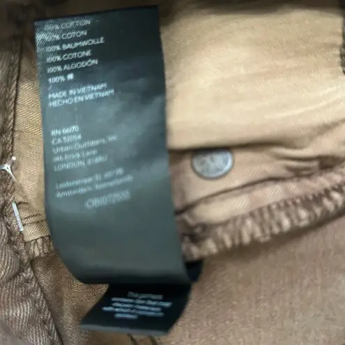 Free People NEW  Makai Cut Off Sz 29 Distressed Denim Short Brown Gorpcore Skater