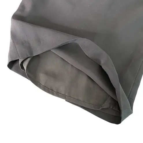 Armani Collezioni 100% Silk Black Pencil Skirt Womens 2 Straight Office Siren