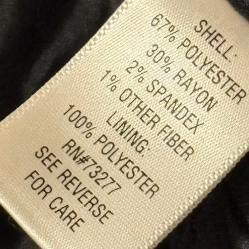 Elle 2000s Pinstripe Gray Vest Size Small