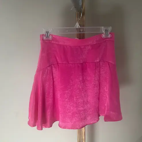 Day & Moon Pink Flowy Mini Skirt NWT Size Small