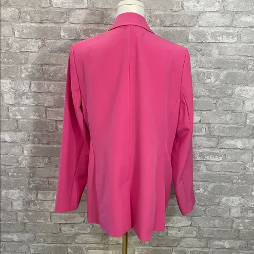 The Drop Blake Long Blazer in Rose Pink Size XL