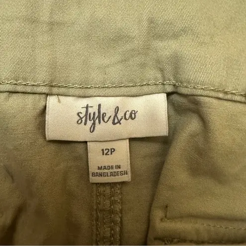 Style & Co Style‎ & Co Costa Rica Sand Roll Tab Bermuda Shorts 12P NWT