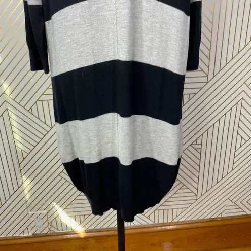 ATM Anthony Thomas Melillo Rugby Stripe Sweater Dress in Black & Gray Size US S