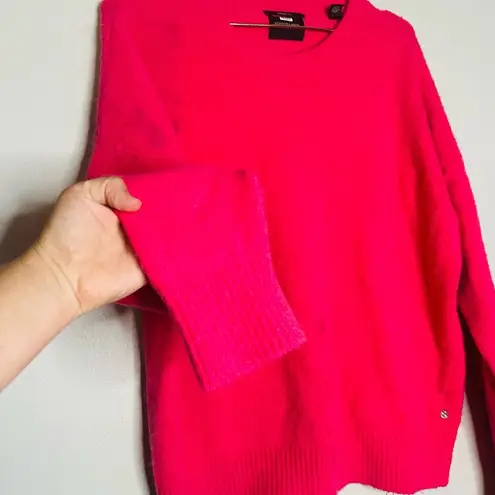 Scotch & Soda Pink Longsleeve Crewneck Fleece Sweater Size Medium