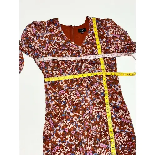 Msk Women's Floral Chiffon V