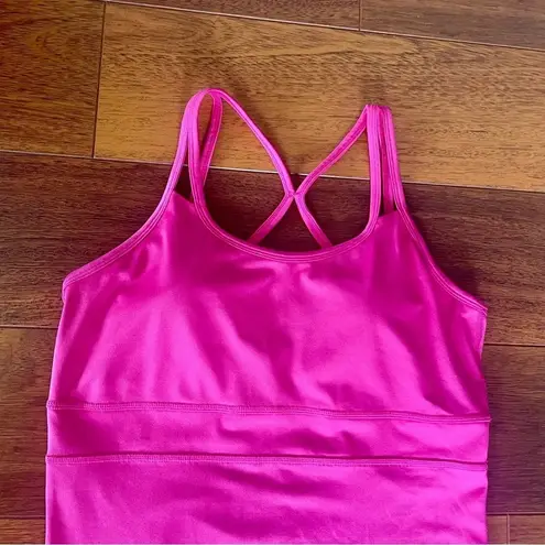 Gaiam Studio to Street Shine Racerback Dress pink size small