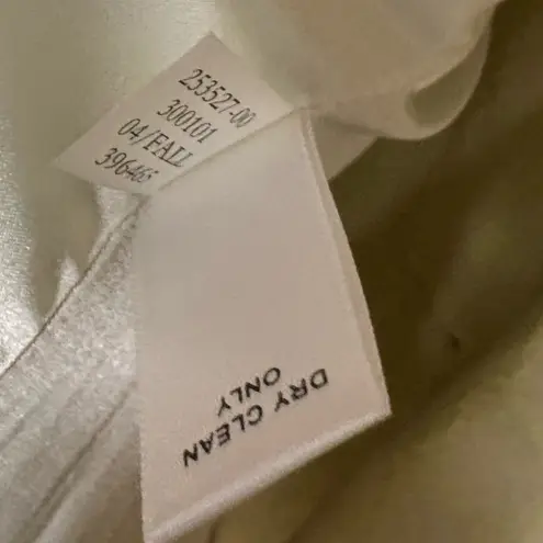 Banana Republic  Lime‎ Green And White Wool Blend Trench Coat Size XS - Image 11