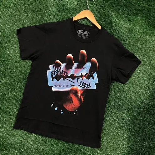 Judas Priest British Steel Heavy Metal Band Tee L