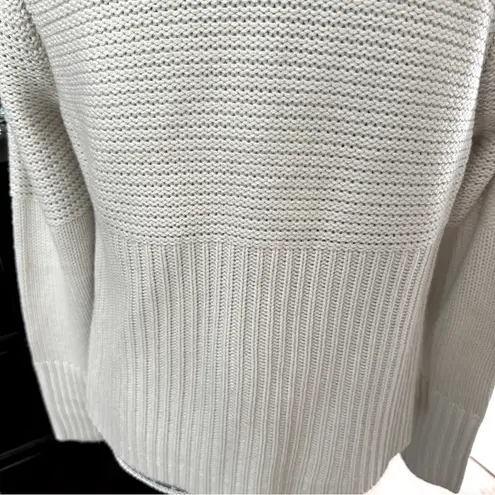 Chelsea & Theodore Oyster Faux Suede Sherpa Open Front Cardigan Sweater M Tan Size M