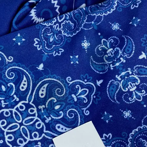 Vintage Vintage Anthony Richards Bandana Print Summer Shift house Dress Mumu S Blue Size 4