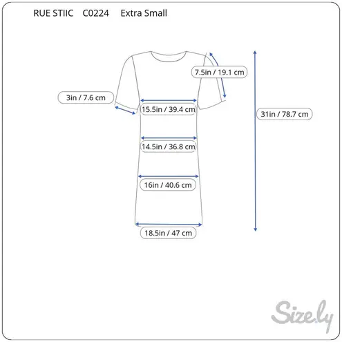 Rue Stiic Womens Dress Yellow Mini Sweater V Neck Striped Short Sleeve Size XS