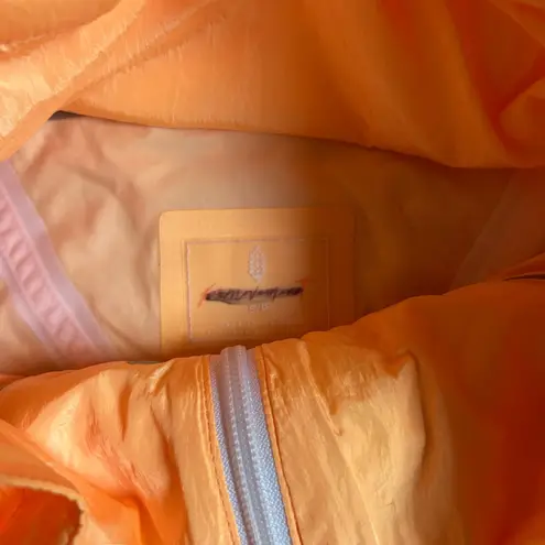 Free People Rain And Shine Jacket NWOT Orange