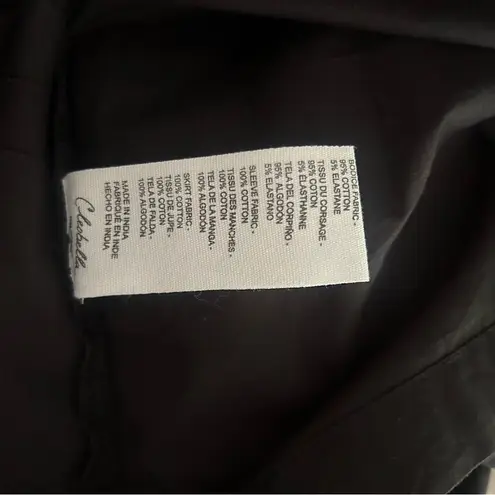 Cleobella Selma Midi Dress in Black & Ivory NWT size Small