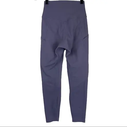 p'tula P’tula Alainah Pocket Leggings 23” Slate Purple Athletic Sz Small
