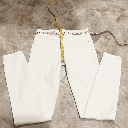 DL1961 Florence Porcelain Instasculpt Skinny Mid Rise Jeans White Sz 2/24