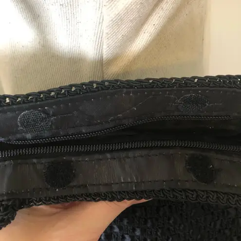 Vintage Black Shoulder Mini Tote Bag