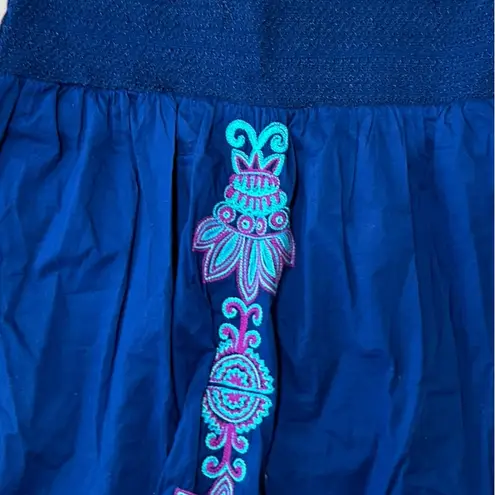 Lane Bryant  Sleeveless Embroidered Boho Beach Dress Stretch Top Size 18/20