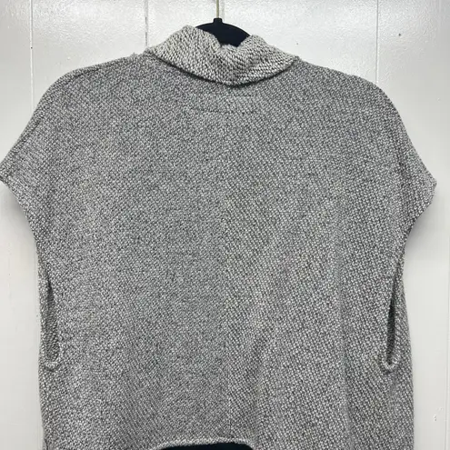 BNCI Colorblock Open Front Women's Cardigan Size Small Cap Sleeves Long Line Black