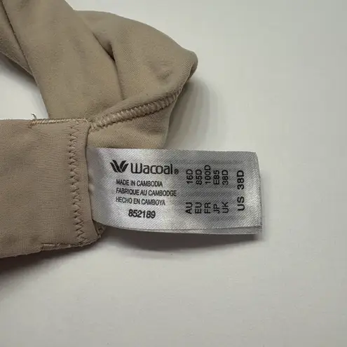 Wacoal 852189 How Perfect Wireless T Shirt Smooth Cup Bra Size 38D Sand Beige