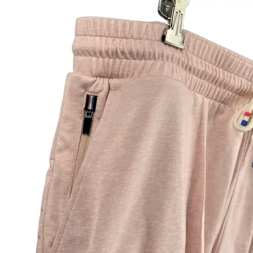 Fourlaps Shorts Pink Drawstring Waist Zip Pocket Activewear Lounge Casual XL New