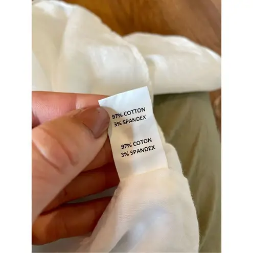 Ramy Brook Mickey white mini skirt with blue embroidered waist size 0