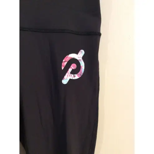 Peloton Small S Black Leggings Women's Logo