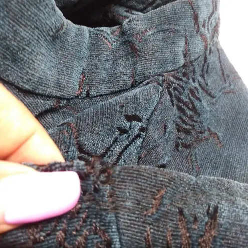 Mark by Avon Teal Appeal Women's Sleeveless Tapestry Blouse Size Small Green