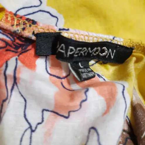 PaperMoon Yellow Sleeveless Dress Size Large