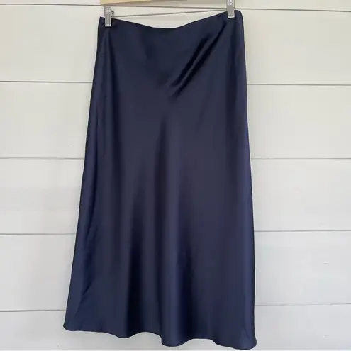 Ralph Lauren  Navy Charmeuse Skirt