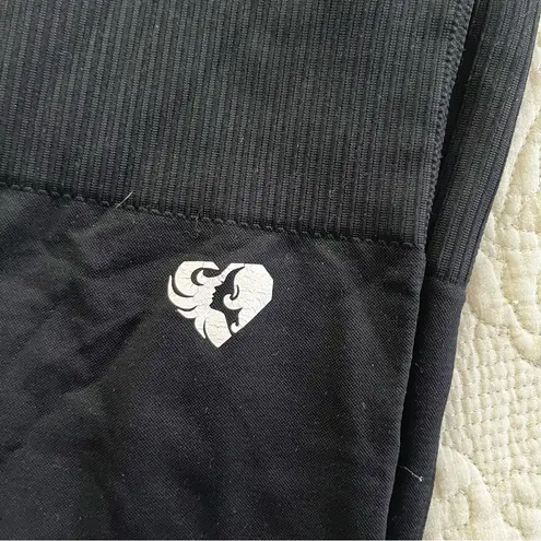 Womens Best athletic black seamless leggings size medium