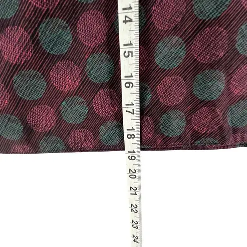 Zand Amsterdam Reversible Wrap Skirt OS Multicolor Dots Floral Snap Punk Grunge Black Size L