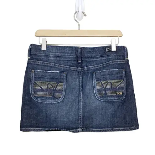 Citizens of Humanity  Womens 28 Beatnik Denim Mini Skirt