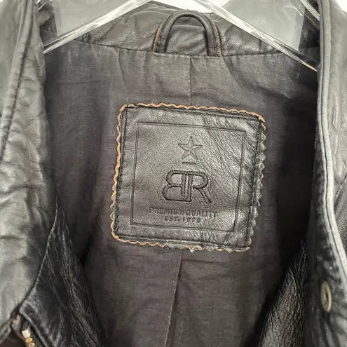 Banana Republic  Black Leather Moto Jacket