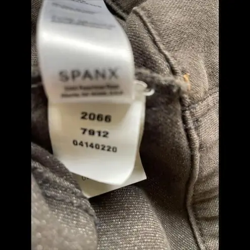 Spanx  Pants Womens Brown Size XL Shimmer  SOLACE Side Zip‎ High Waist Jean Pants