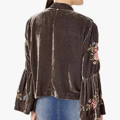 Johnny Was Britton heavily embroidered velvet jacket NWT RARE (oversized)