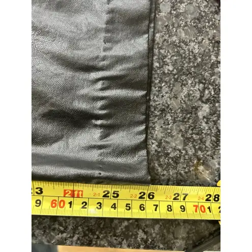 Karen Kane Wide Leg Faux Leather Pants Women's Size XL Gothic Rocker City Edgy