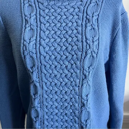 Talbots  • Cornflower Blue Petite Knit Crew Neck Sweater