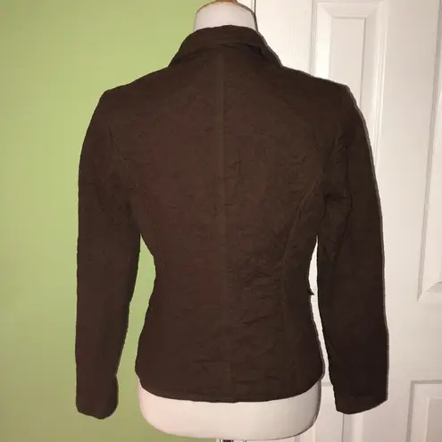 Apt. 9  BUTTON FRONT SZ 10 BROWN DRESS BLAZER