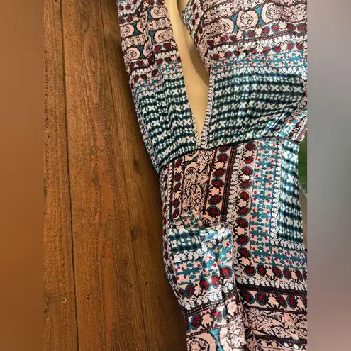 Cleobella Blue and Brown Resort Wear Sundress