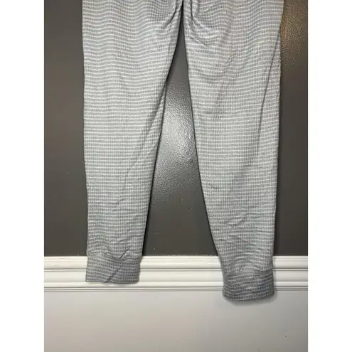 Danskin  Pants Womens Medium Gray Joggers Waffle Knit Drawstring 798137
