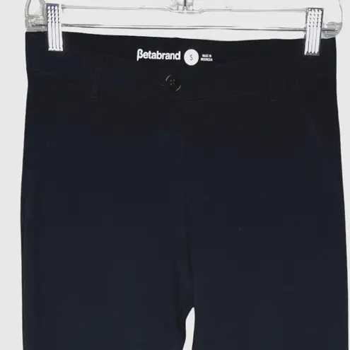 Betabrand Pants Women Small Black Classic Straight Leg Ponte Knit Work Yoga Pant