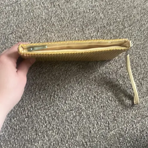 Rsvp  gold wristlet