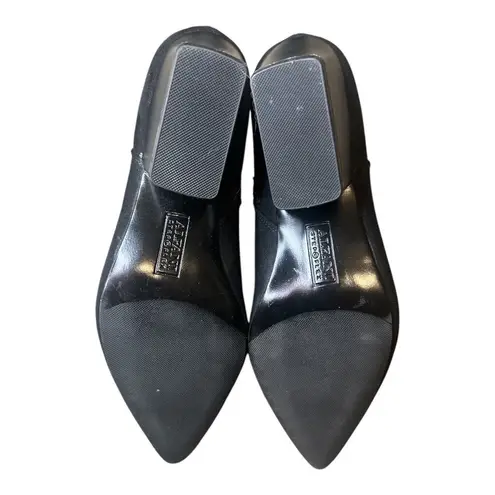 Alfani Womens Black Faux Almond Toe Ankle Boot, Size 9.5