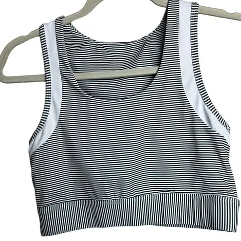 All Fenix Kora Olive Stone Striped Bra Sz. M Green Size M