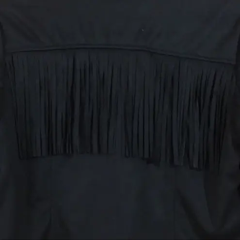 NWT Rachel Rachel Roy Fringe Vegan Suede Jacket