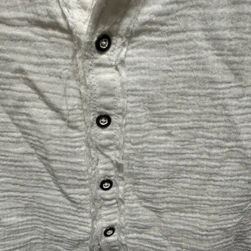 We The Free  Dreamy Days Cream Button Down Women's Top Sz S - Image 4